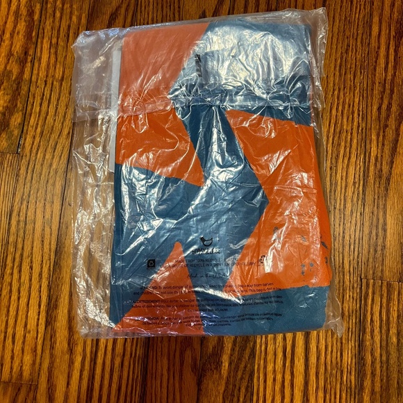 Big Bud Press Blue and Orange Star Wide Leg Pants - Picture 4 of 5